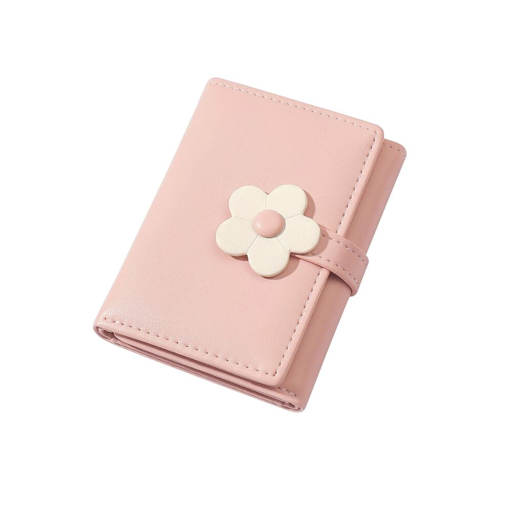 9155 Card Holder with Multi-card Slot PU Leather Small Wallet and Girls